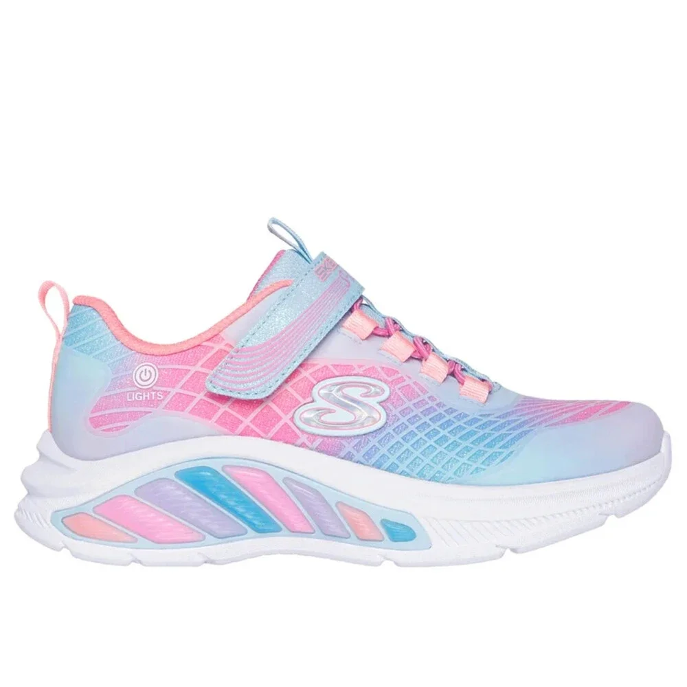 Skechers Rainbow Cruisers Rainbow Reflectin Kids 13.5 Multi Casual Shoe ZOGG3030